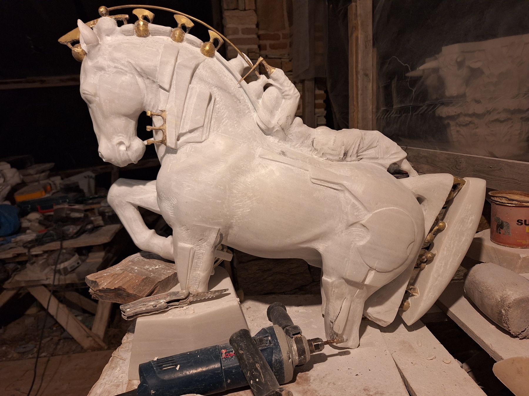 Troja Warhorse in studio — Irakli Athoneli