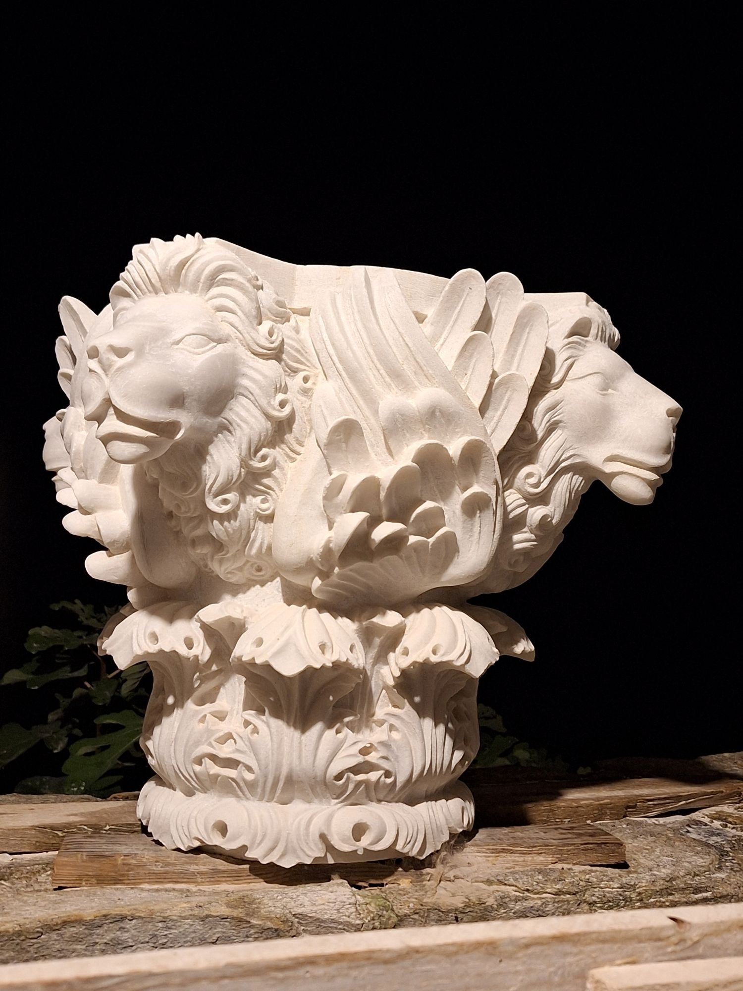 Stone sculpture by Irakli Athoneli